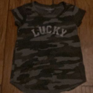Lucky brand camo shirt